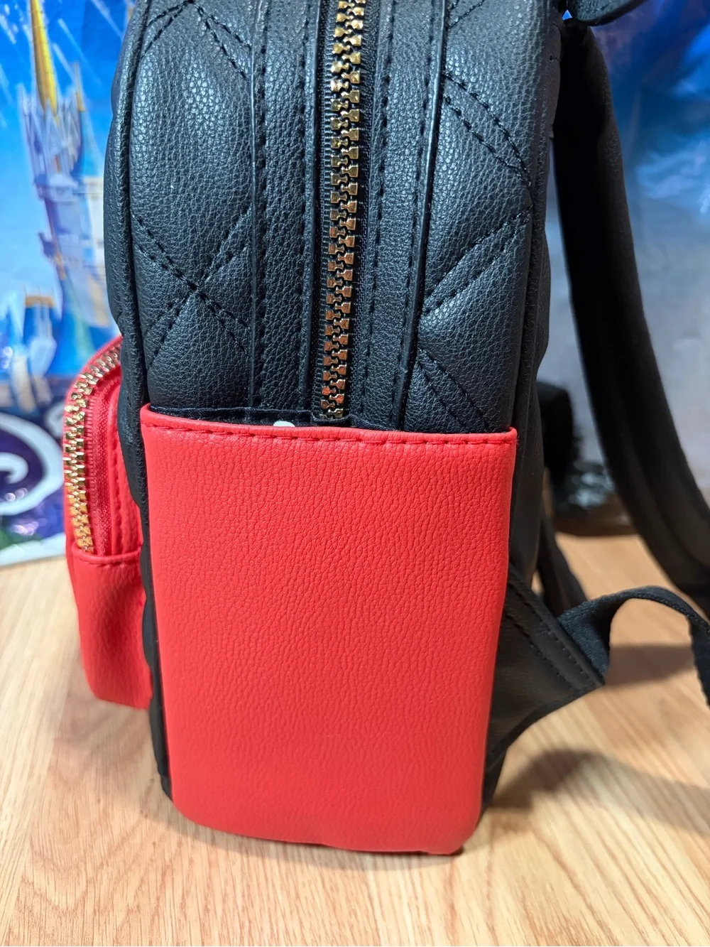 Disney Mickey Mouse Ears Faux Leather Backpack Primark Exclusive NEW